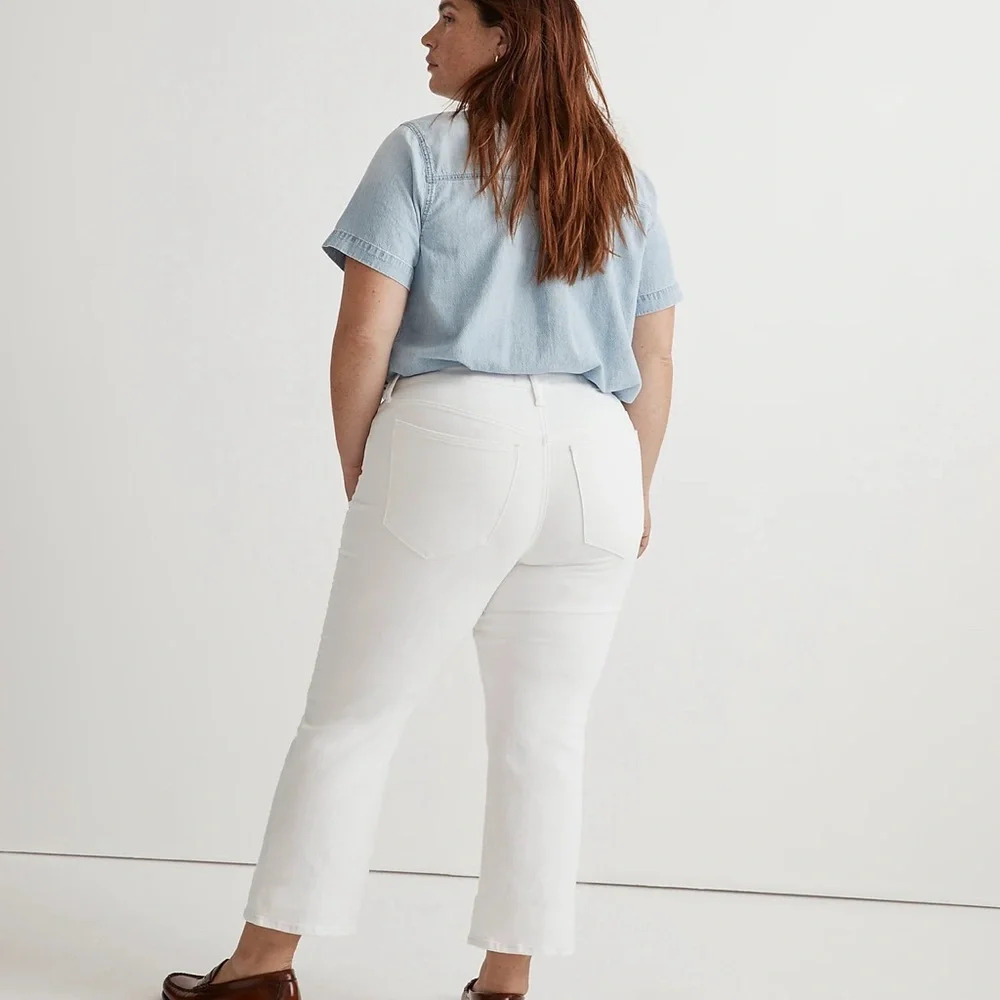 Madewell Plus Size Kick Out Crop Jeans Size 24W - Picture 4 of 6